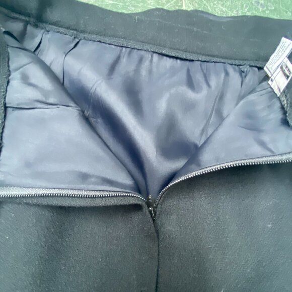 Black Wool Skirt size 10 - Picture 7 of 8